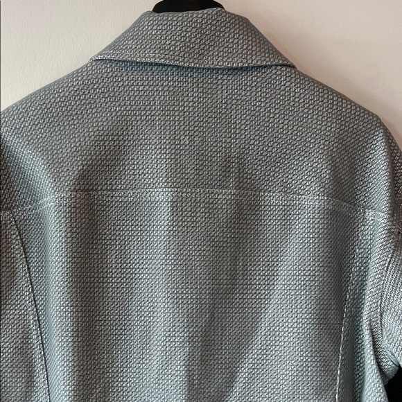 Fendi Signature Logo Shirt Jacket Gray - Picture 8 of 14